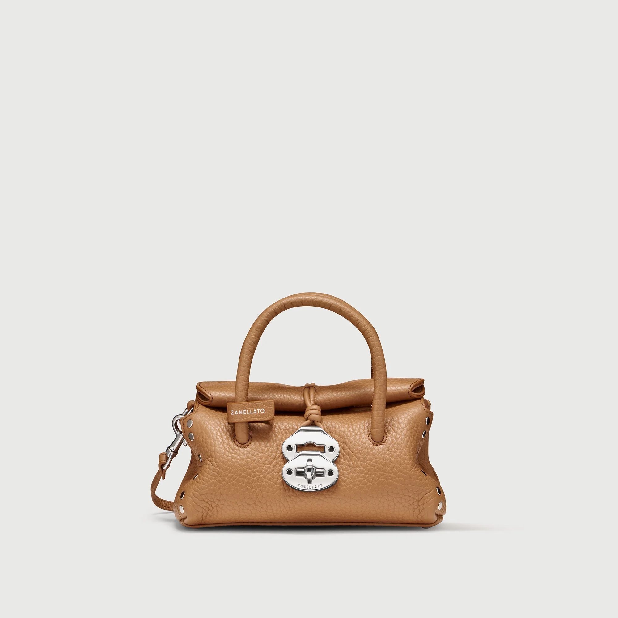 ZANELLATO DOTTA® 紋理皮革手袋-BABY(駝)