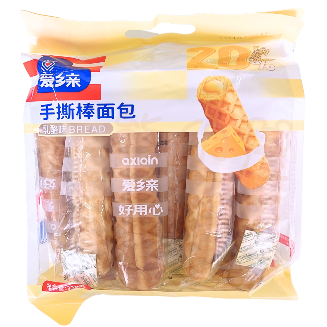 愛鄉親手撕棒麵包-乳酪味(10枚) 338G 到期日 2026-5-25