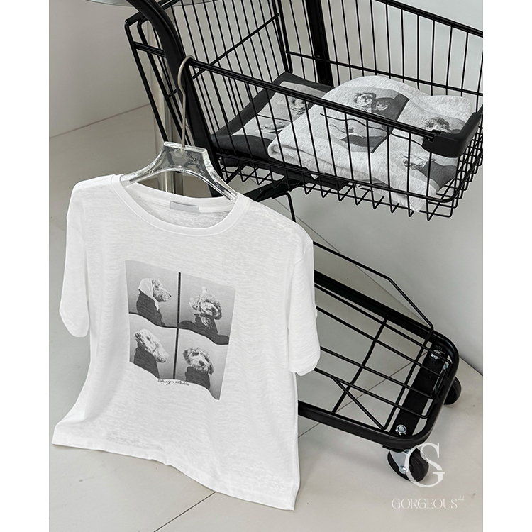 G2010 「奶油貴賓4格TEE」