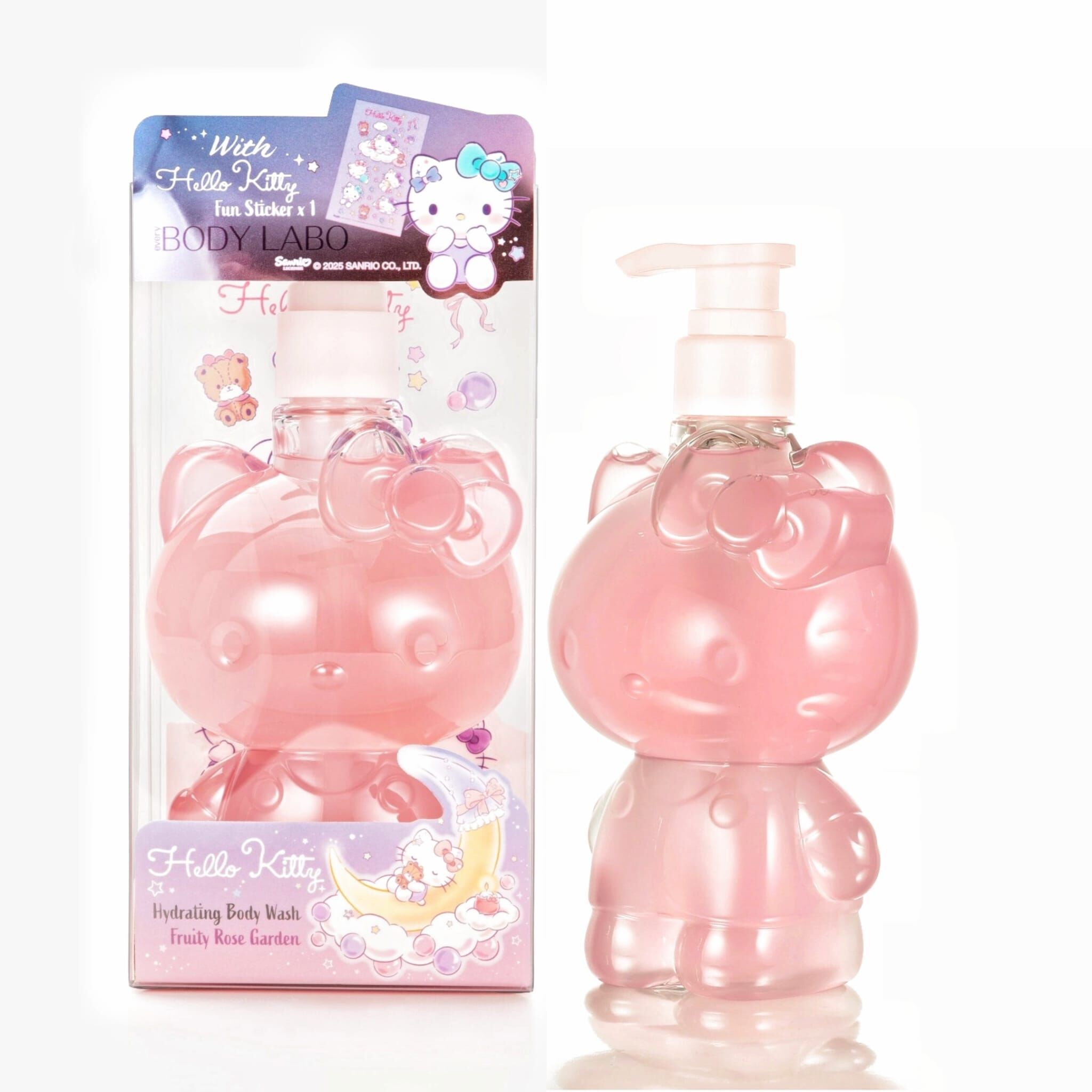 Hello Kitty 西瓜籽油保濕沐浴露 300ml - 果香花園