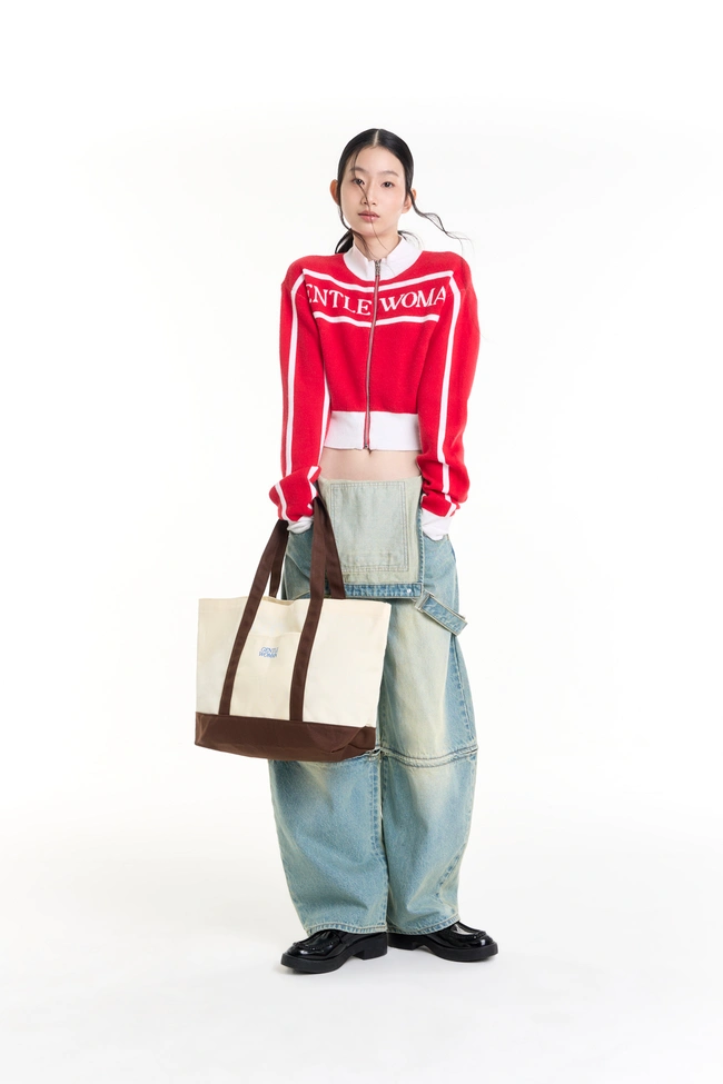 Gentle Woman Easy Day Tote Bag (Dark Brown)