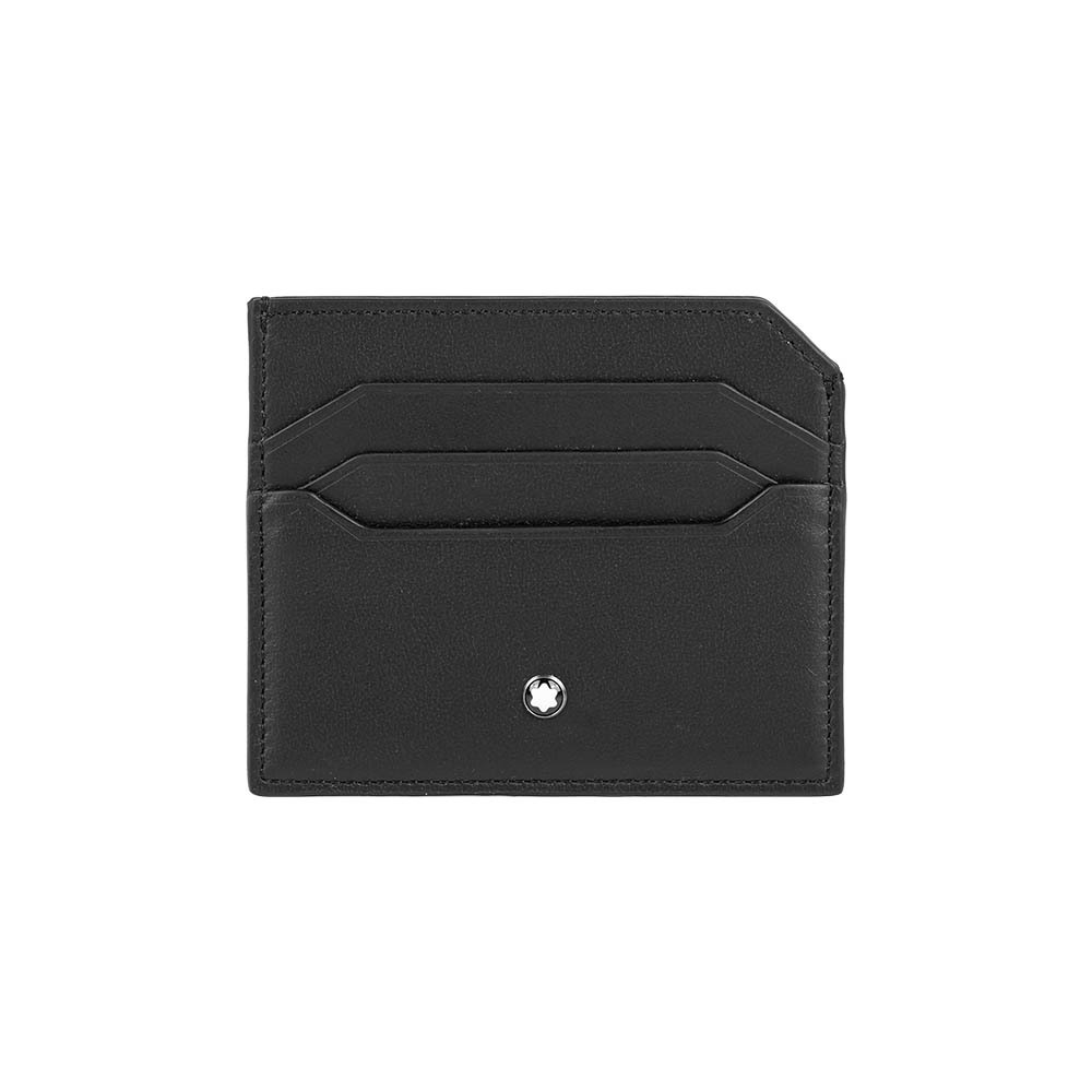 【Montblanc】Meisterstuck Soft 系列小牛皮6卡名片夾/卡片夾(黑色)