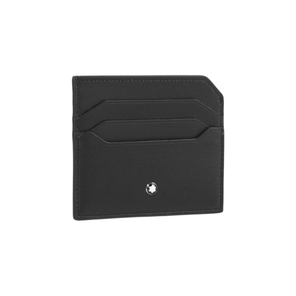 【Montblanc】Meisterstuck Soft 系列小牛皮6卡名片夾/卡片夾(黑色)