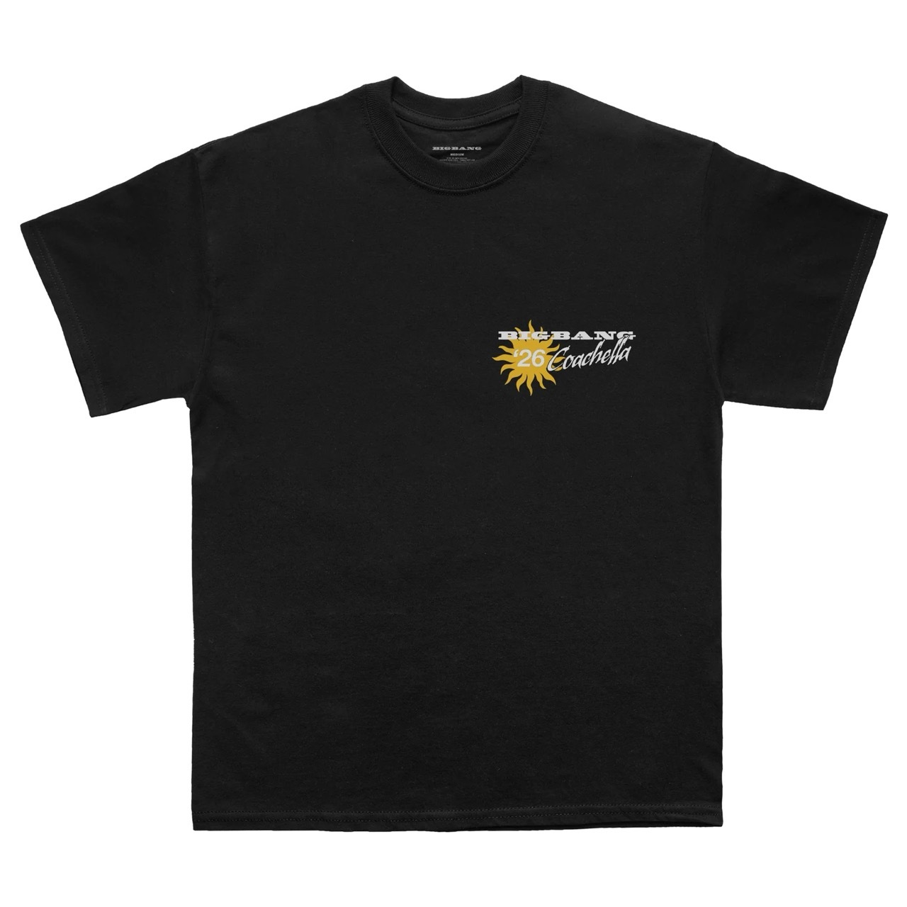 🇺🇸 Coachella BIGBANG Sundaze Coachella Black Tee 科切拉 2026年限定 短袖 短T / 預購