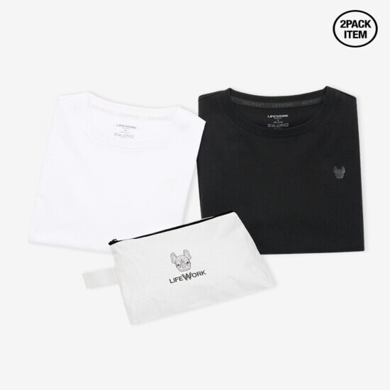 【直播】LIFEWORK LX041375 女裝短款短袖上衣(一套兩件)(LW255TS799)