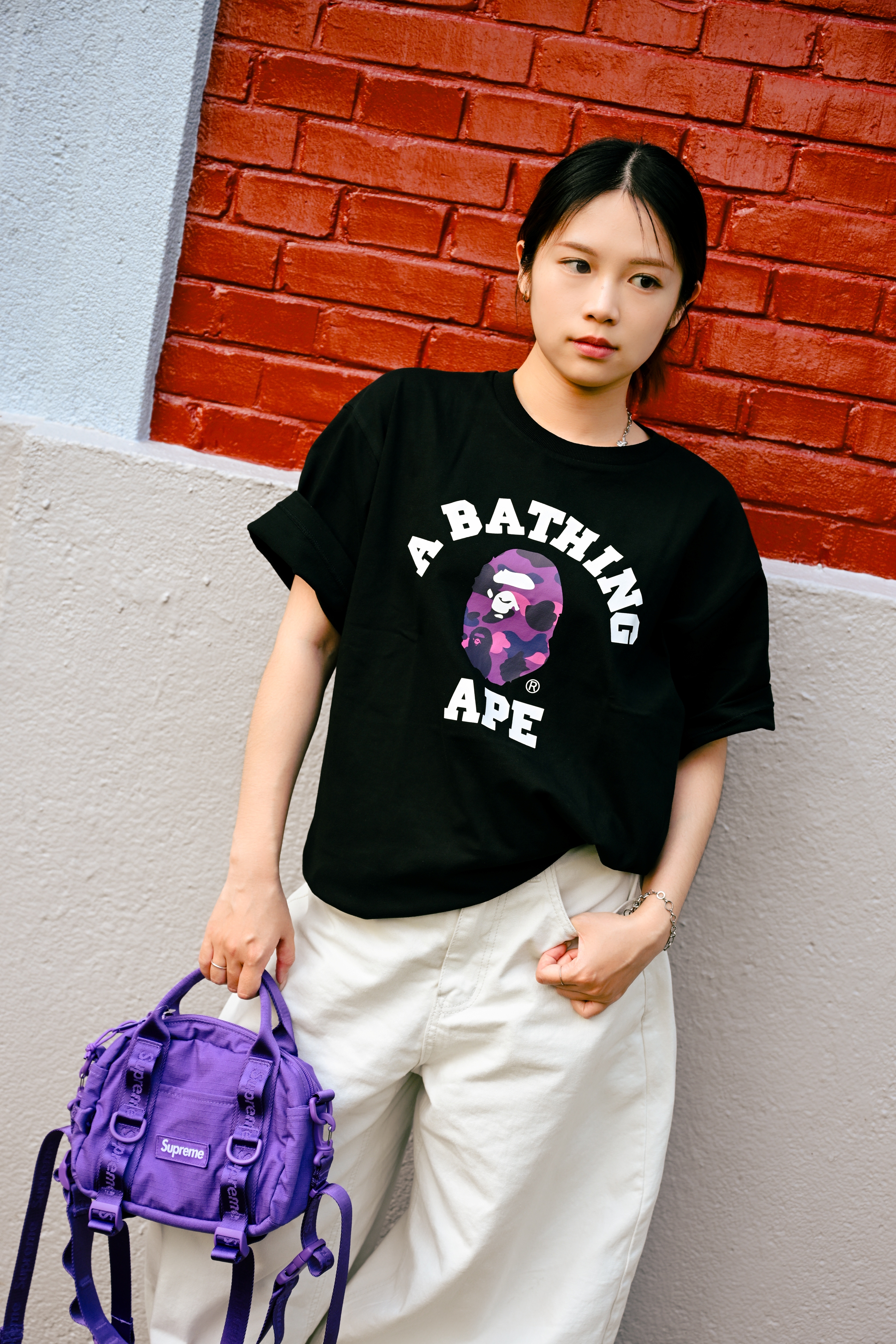 ☆ETW☆【EASY TO WEAR】BAPE Color Camo College Tee 猿人 大學 迷彩 短T 春夏