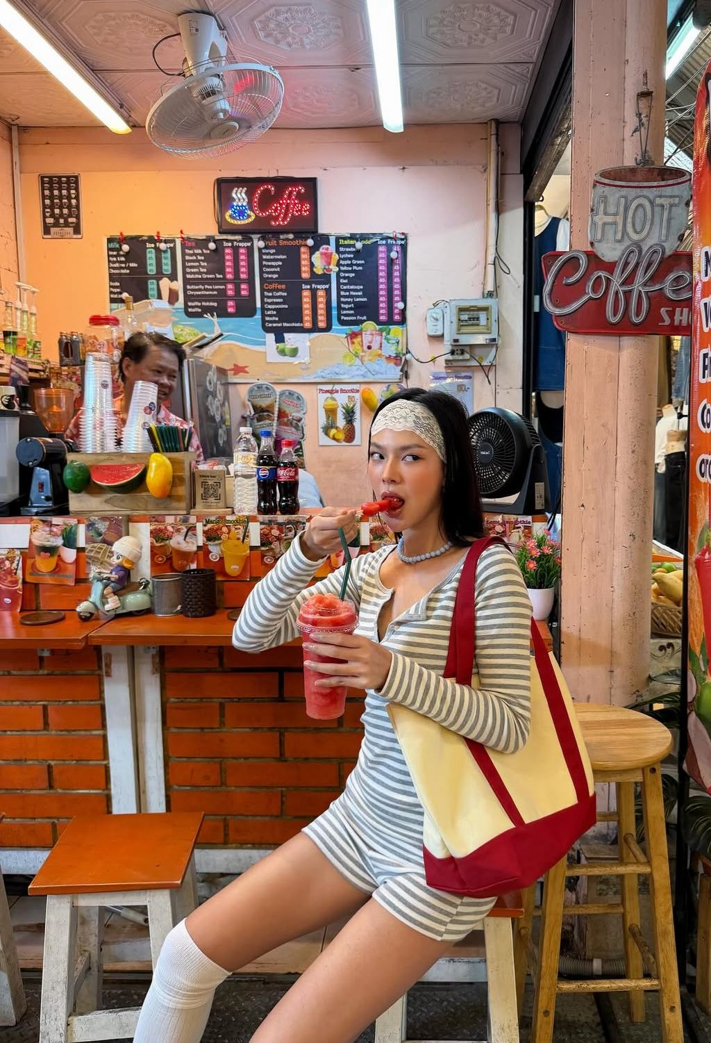 Gentle Woman Easy Day Tote Bag(Red)