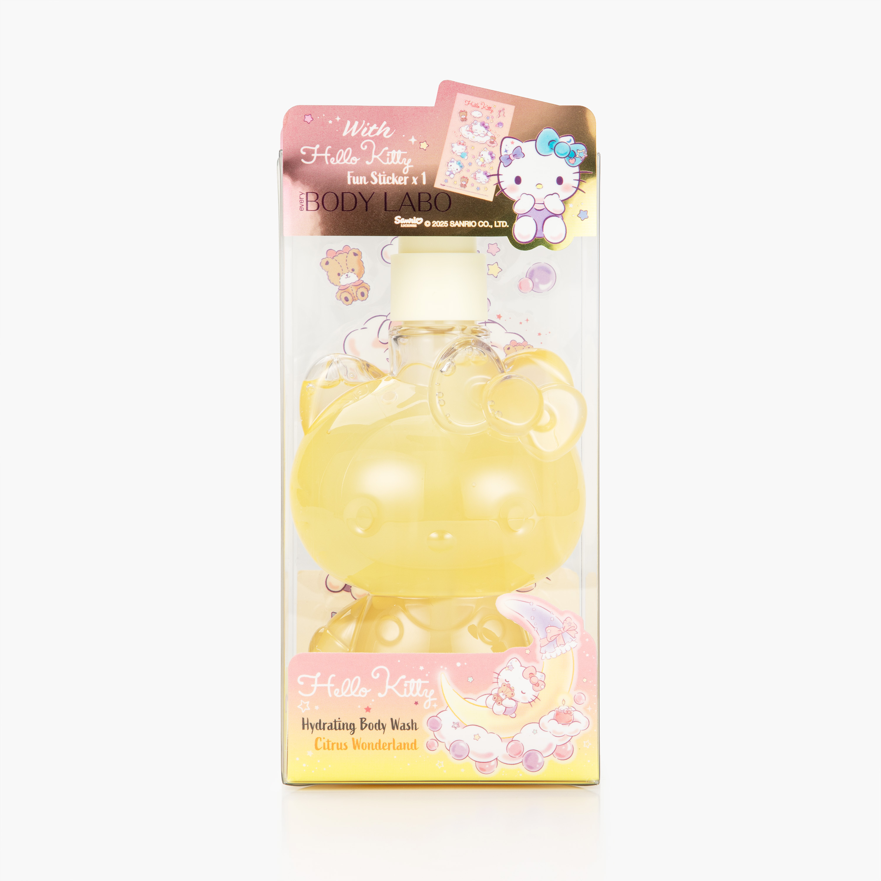 Hello Kitty 西瓜籽油保濕沐浴露 300ml- 柑橘樂園