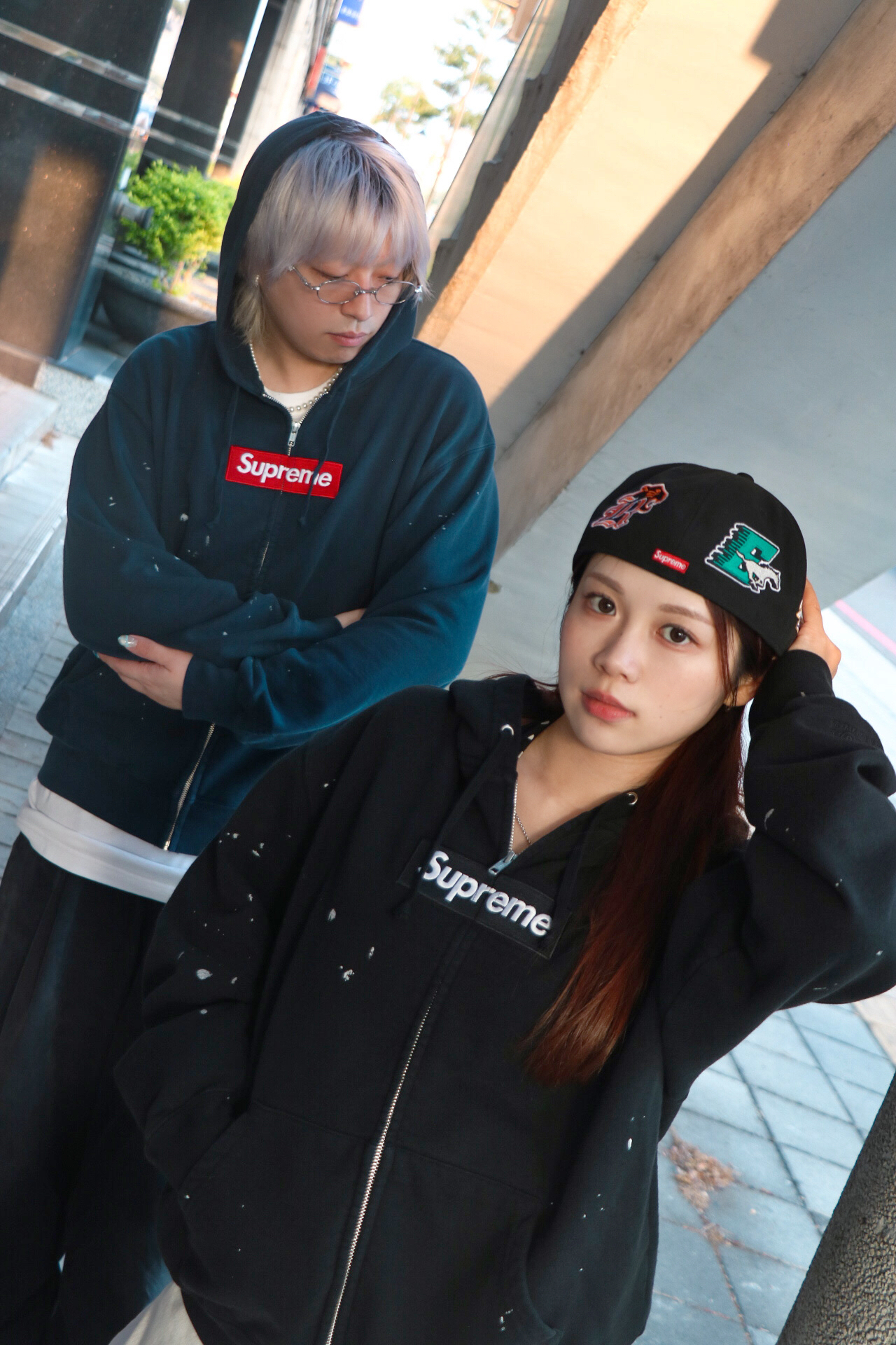 ☆ETW☆【EASY TO WEAR】SUPREME MM6 MAISON MARGIELA BOX LOGO ZIP UP HOODED SWEATSHIRT 聯名 馬吉拉 拉鍊外套 外套