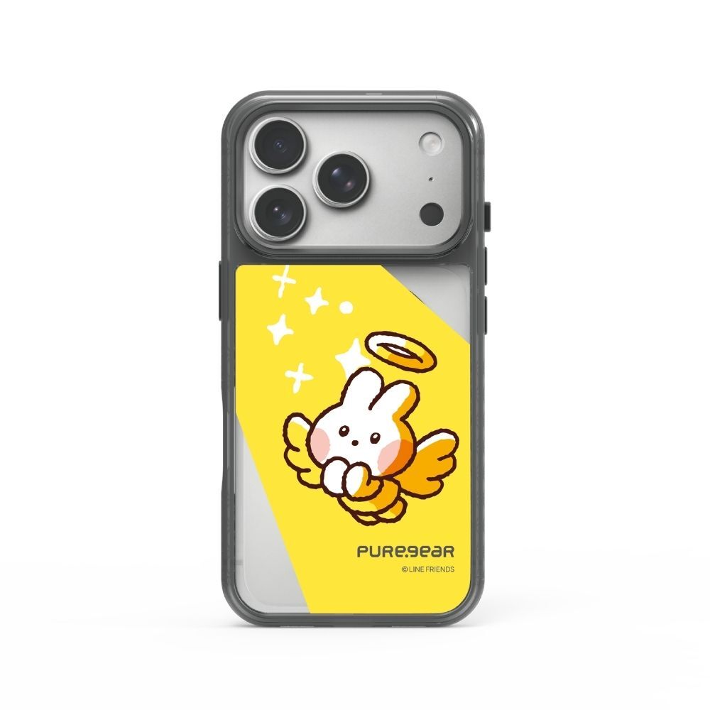 iPhone 冰鑽減壓防摔保護殼Magsafe / 天使conini(LINE FRIENDS minini)