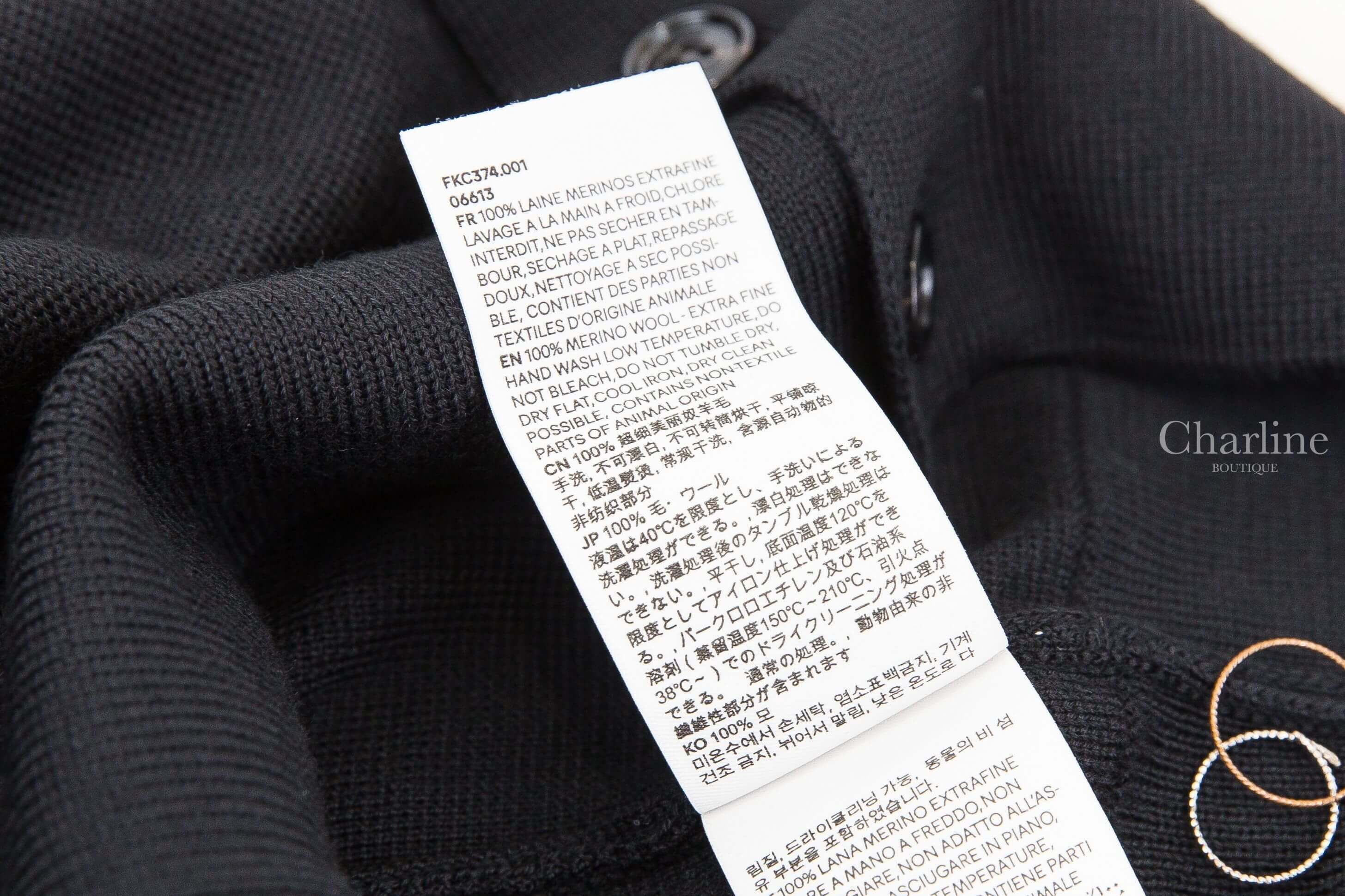 Ami Paris Red Ami De Coeur Cardigan 黑色針織紅色刺繡小愛心羊毛開襟長袖外套-Charline Boutique 精品代購
