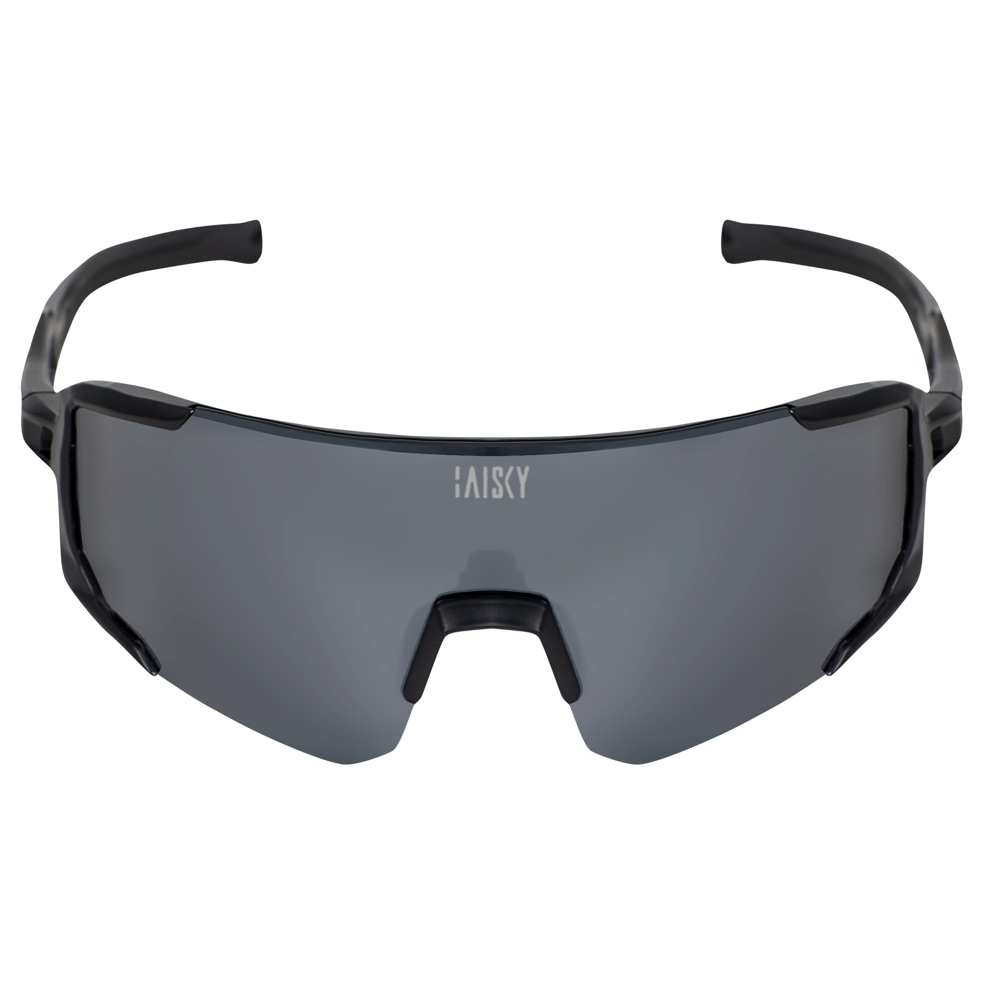 運動風鏡 黑框電鍍灰