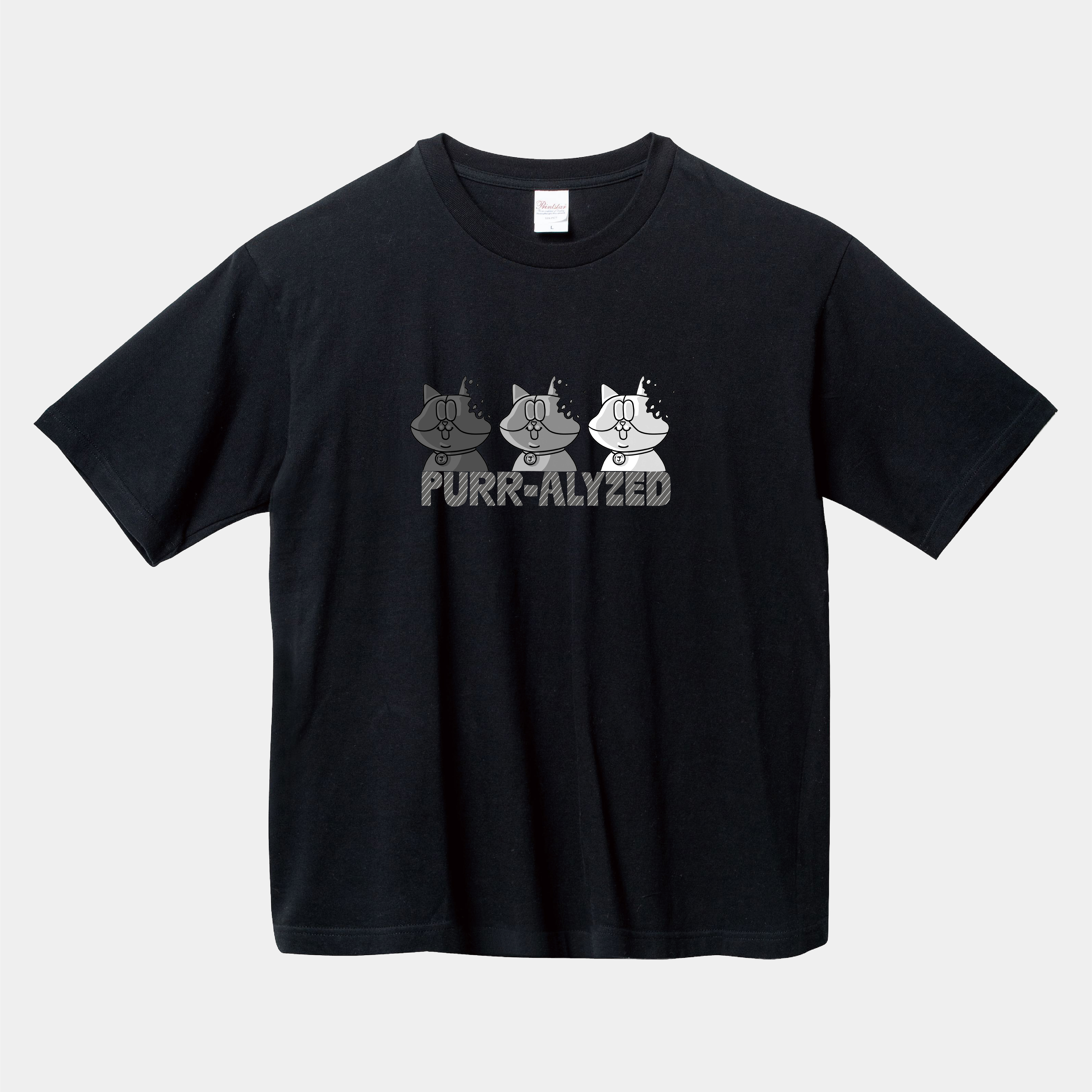 Joy Friends PURR-ALYZED-落肩寬版短袖T