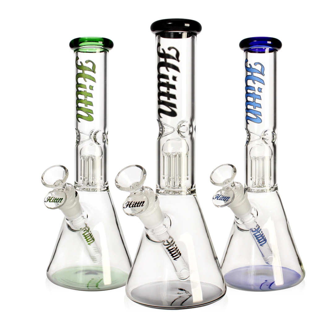 Hittn - HIT69 Beaker Bong with 6 Tree Arms Perc 樹狀過濾玻璃水煙壺(27 CM)