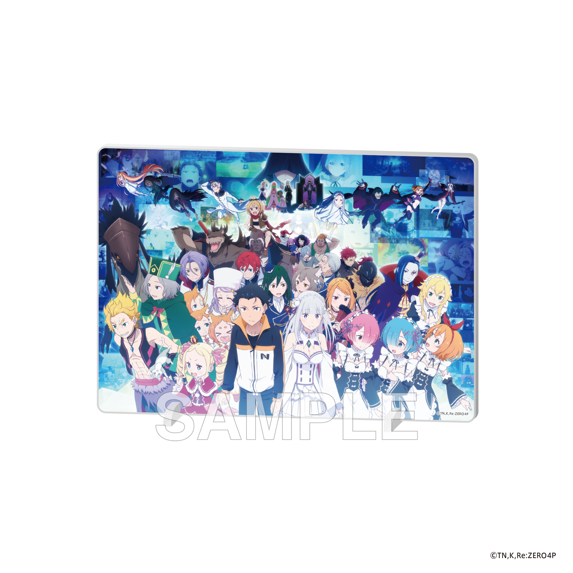 預購-「Re:從零開始的異世界生活」壓克力板 動畫10周年紀念主視覺ver.【日本進口精品】