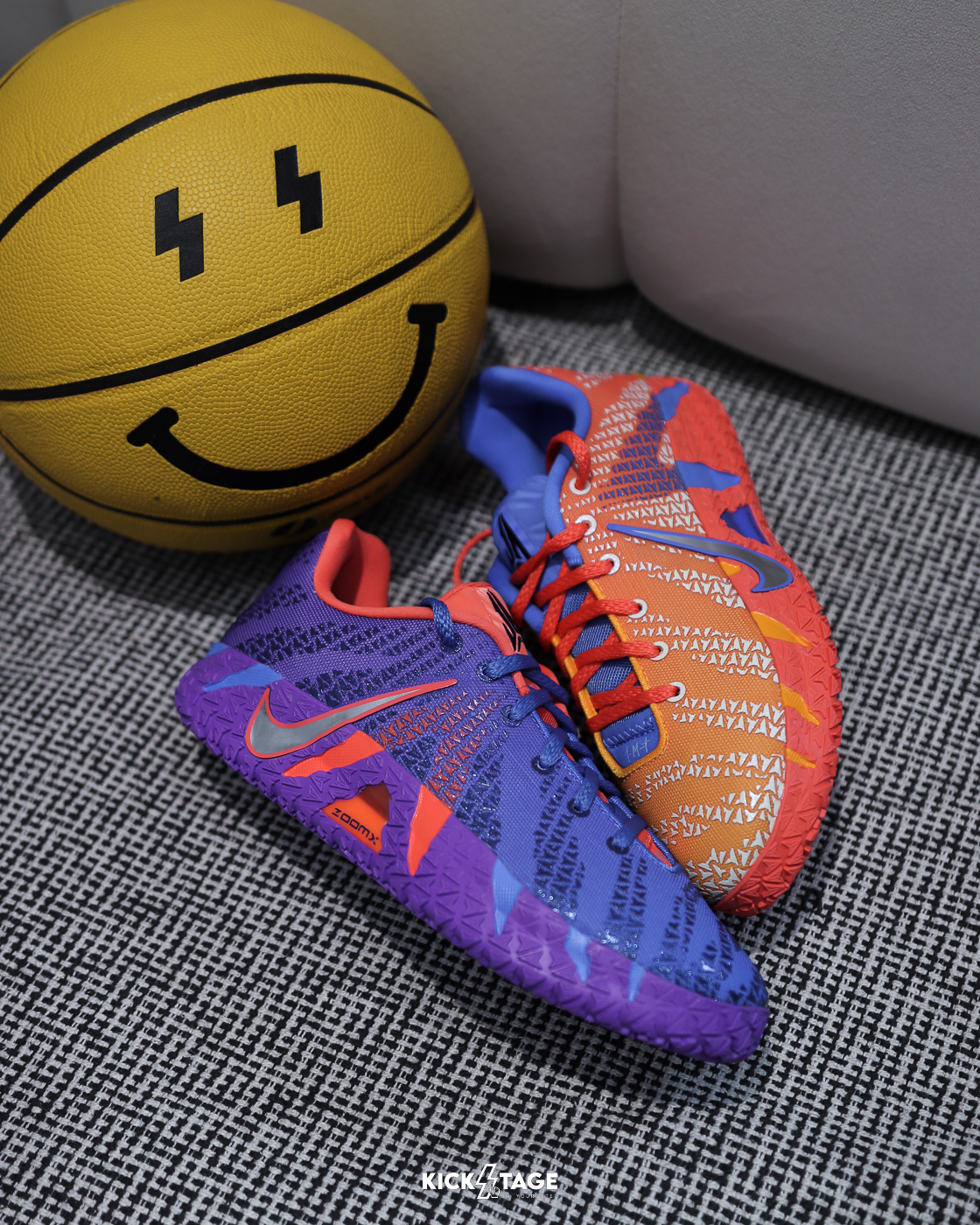 [海外連線代購] 大童鞋 女鞋 NIKE JA 3 GS 藍橘 鴛鴦 莫蘭特 回彈 實戰 緩震 籃球鞋【IO9418-400】