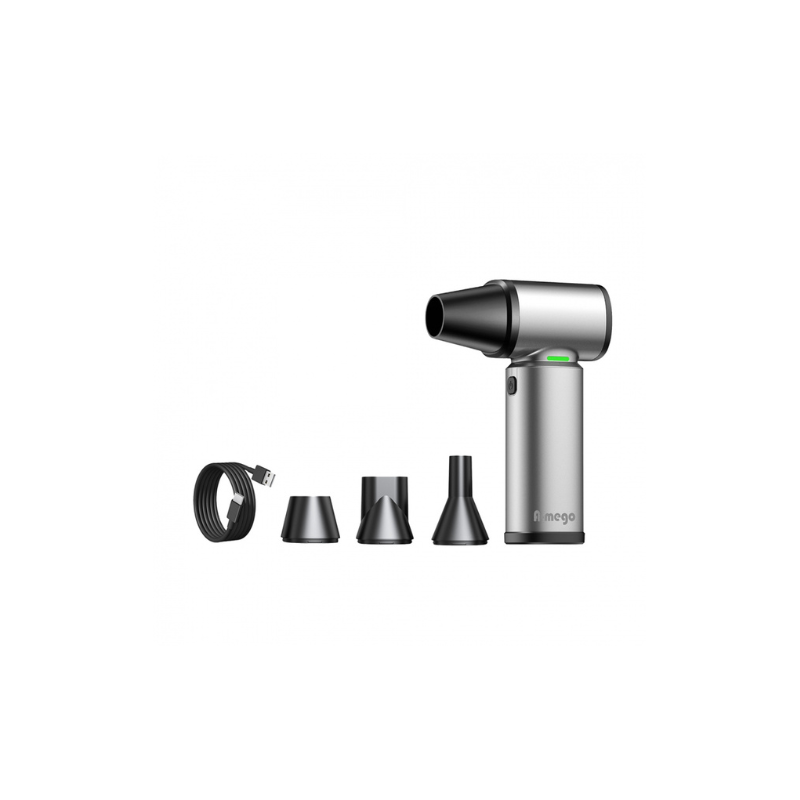 A-mego AG500 PRO｜小鋼炮・進化版 鋁合金機身 × 40mm 無刷渦輪暴力風槍 550G 強風壓｜無段調速｜LED 照明