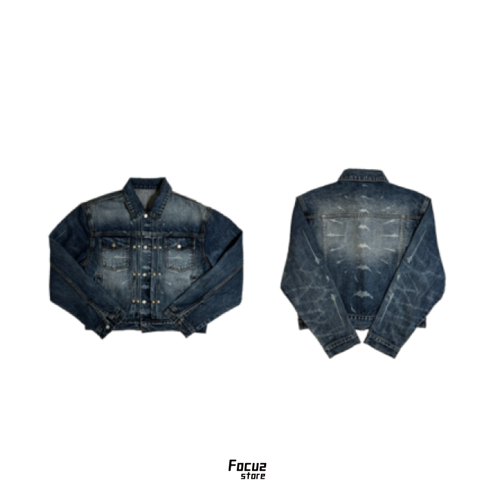 【Focus Store】現貨 Thug Club Spine Laser Denim Jacket "Blue" 丹寧