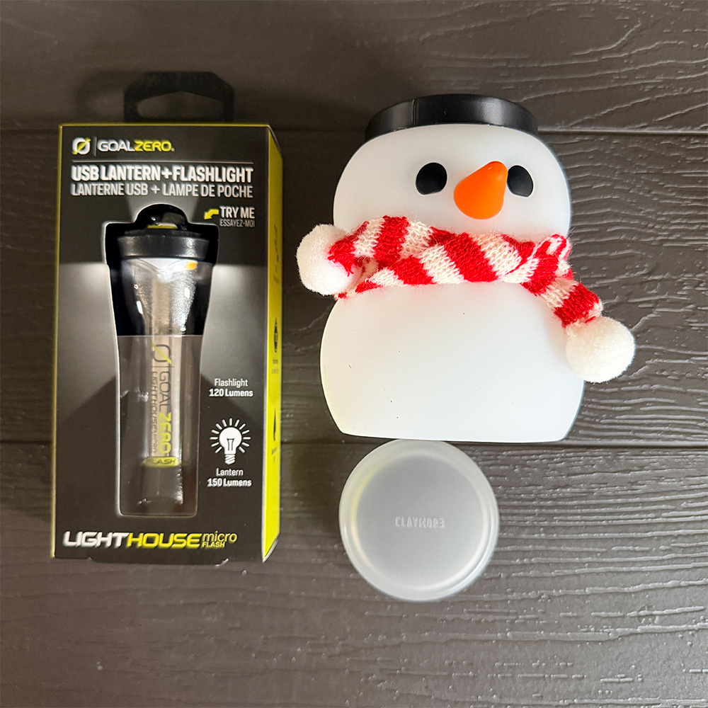 GOAL ZERO 燈具GZ 32005+Claymore雪人燈罩-紅白圍巾+改裝蓋(白或黑色)