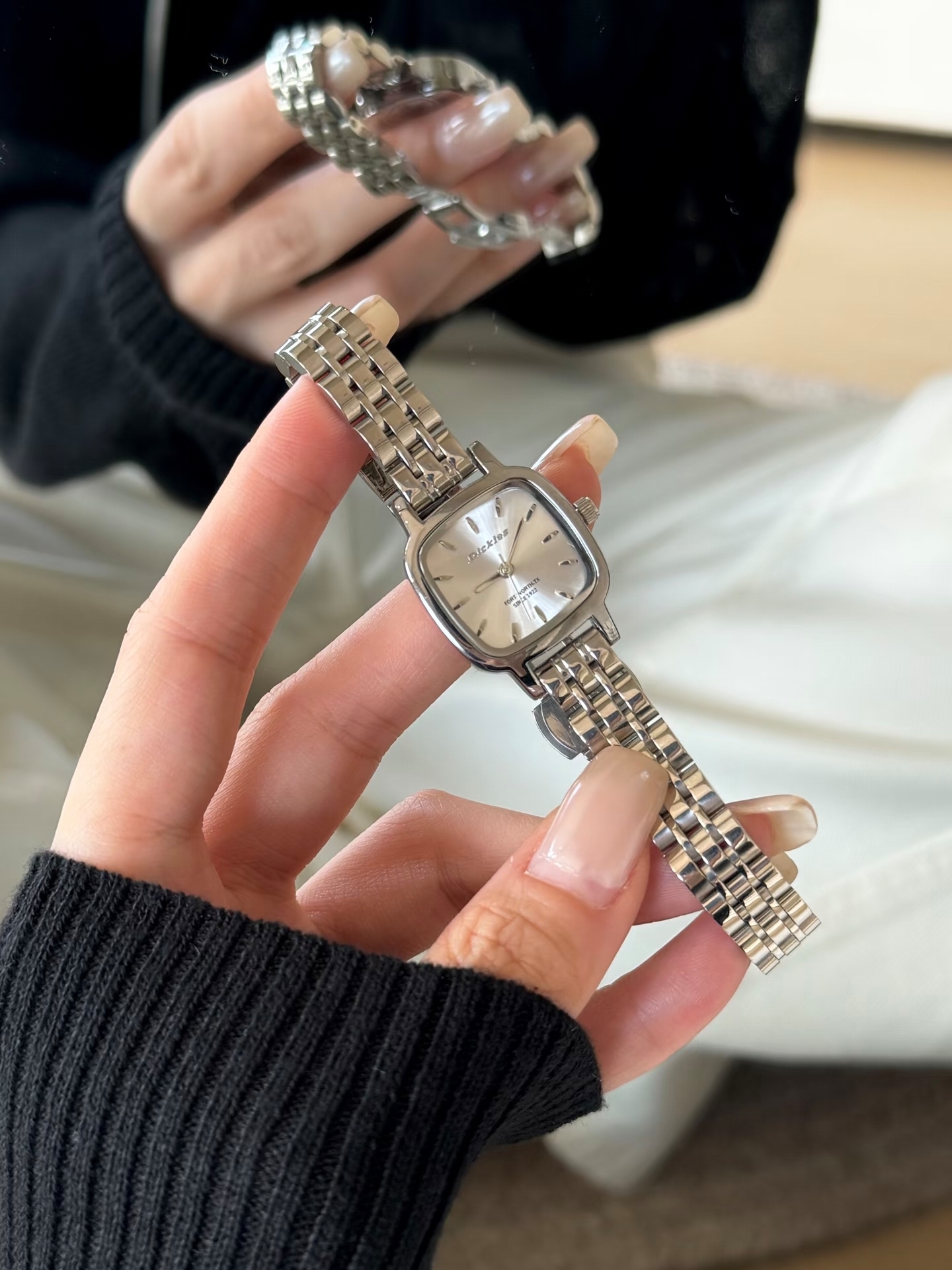 代購-Dickies 腕表 石英機芯  防水 精緻小方糖 手錶