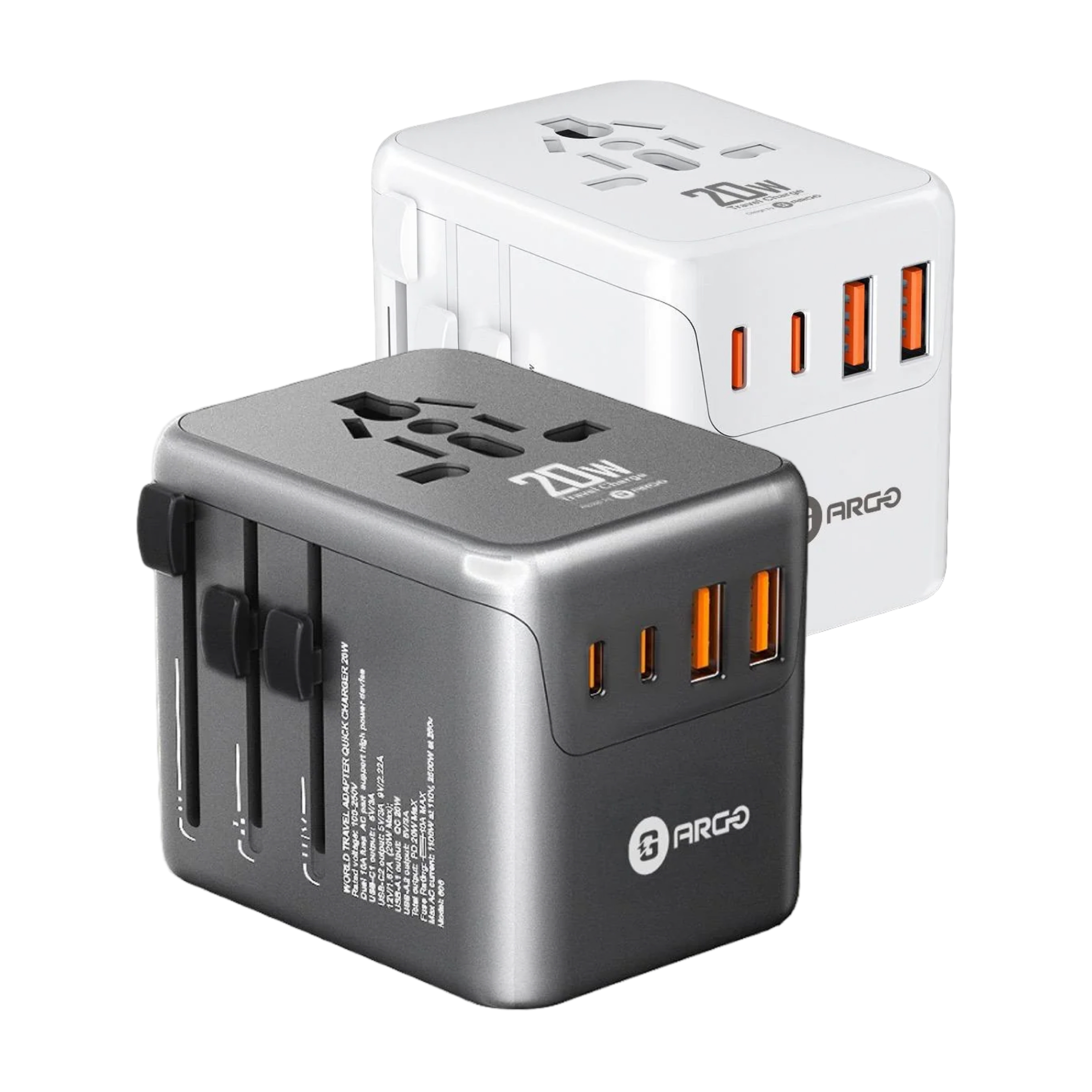 ARGO TRO Charger 20 GaN 通用旅行轉插