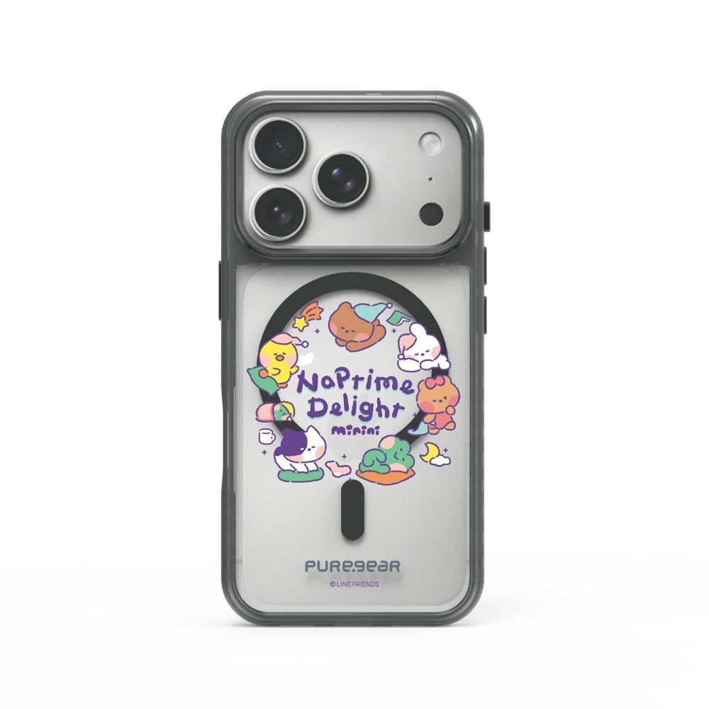 iPhone 冰鑽減壓防摔保護殼Magsafe / 甜夢時刻(LINE FRIENDS minini)