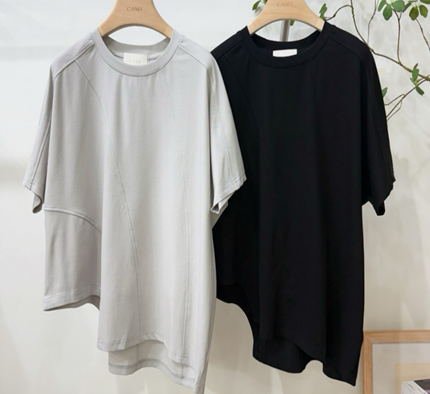 YD013 CASH 左短右長弧形設計上衣