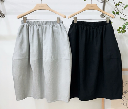 YD018 CASH 天絲小花苞形中長裙