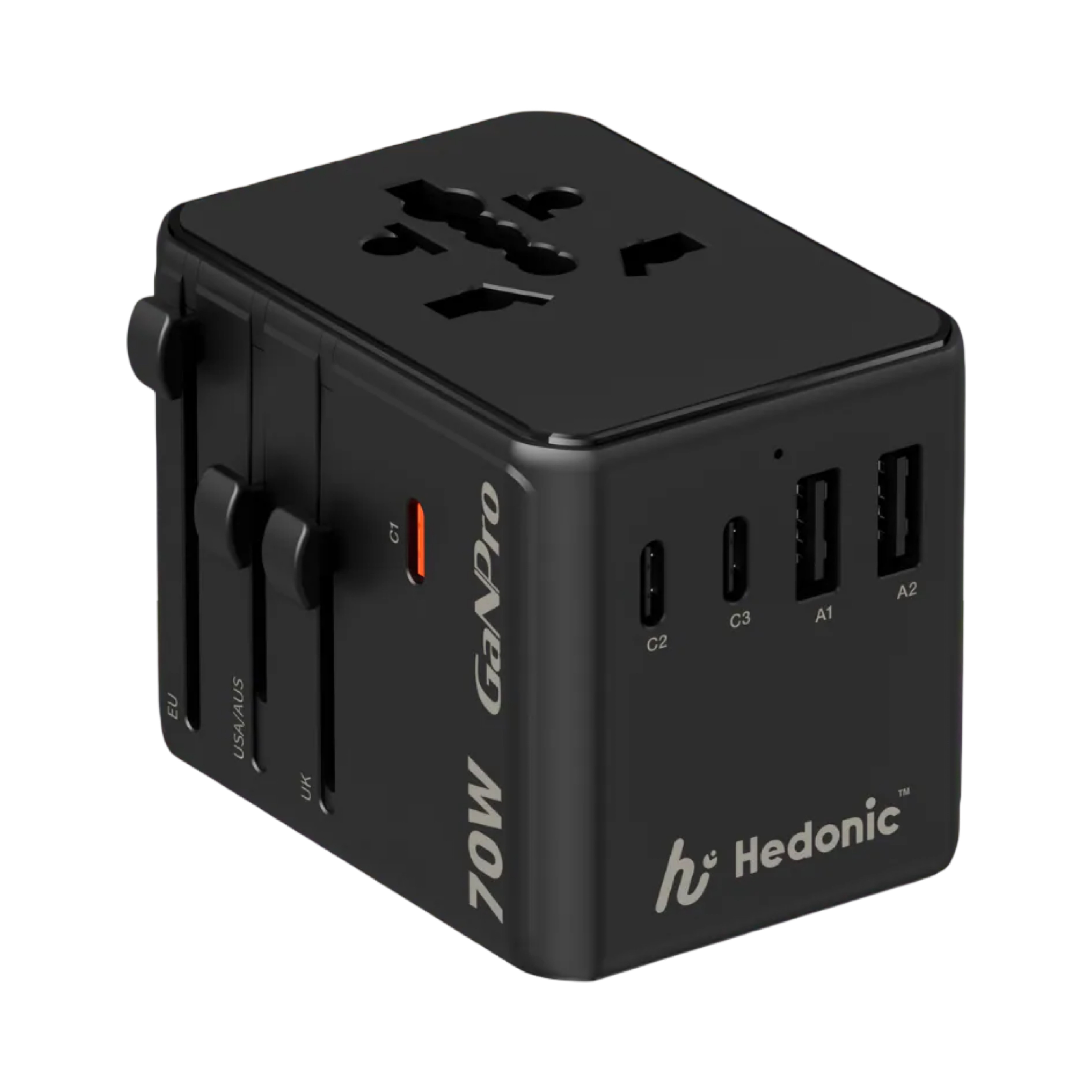 Hedonic 70W GaN Pro 通用旅行轉插