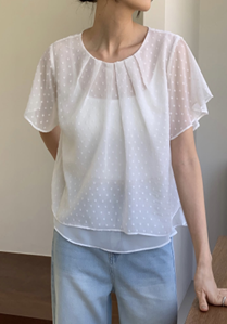 YD027 REFRESH 點點薄紗 Layer罩衫