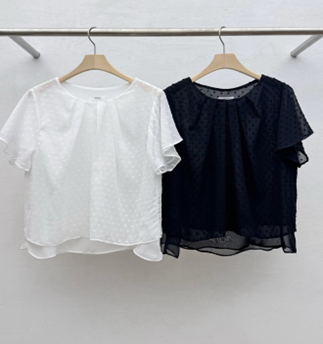 YD027 REFRESH 點點薄紗 Layer罩衫