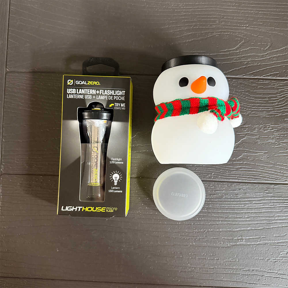 GOAL ZERO 燈具GZ32005+Claymore雪人燈罩-紅綠圍巾+改裝蓋(白或黑色)