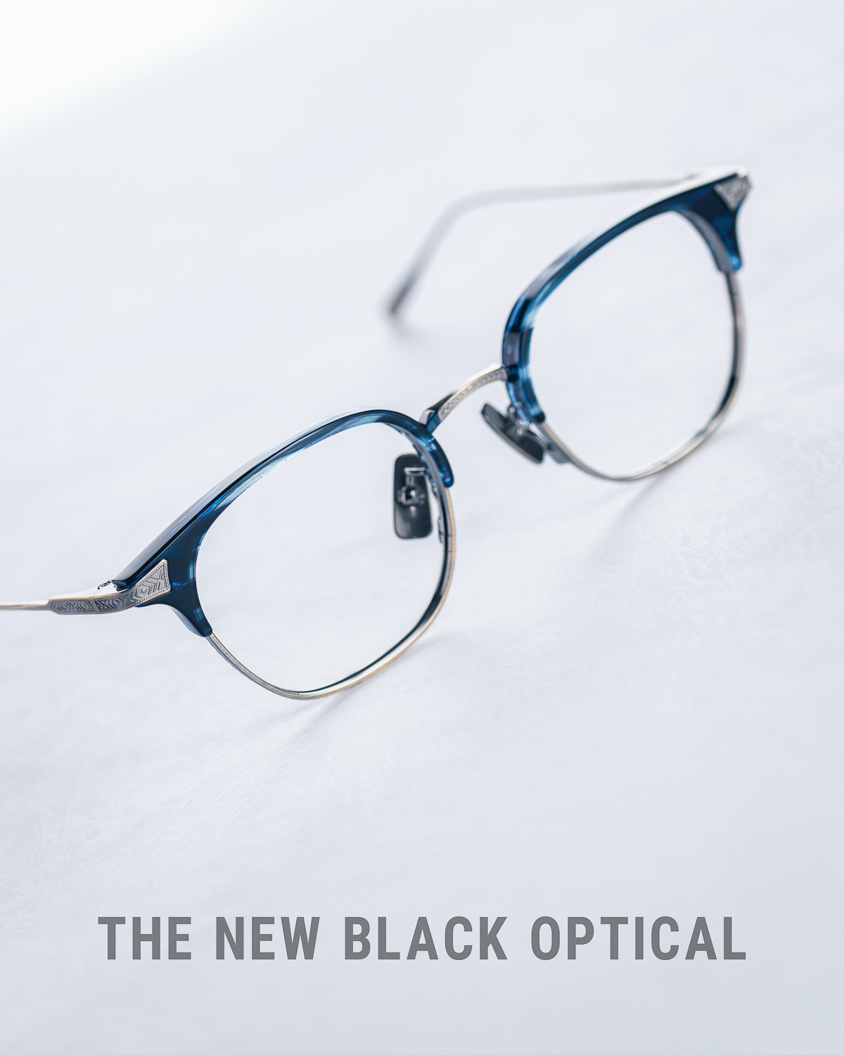 N-412 皇冠型藍玳瑁古銀側面細節