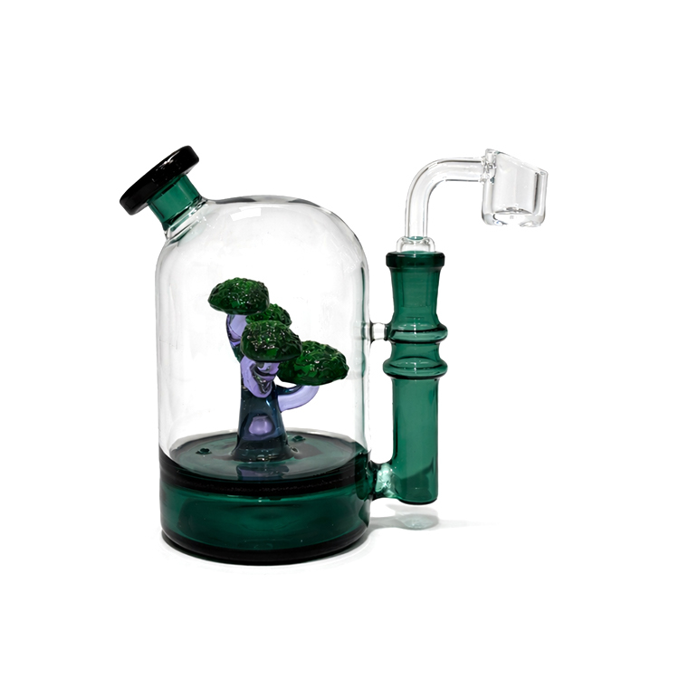 D15 Tree-ping Glass Dab Rig 生命之樹水煙壺 (14 CM)