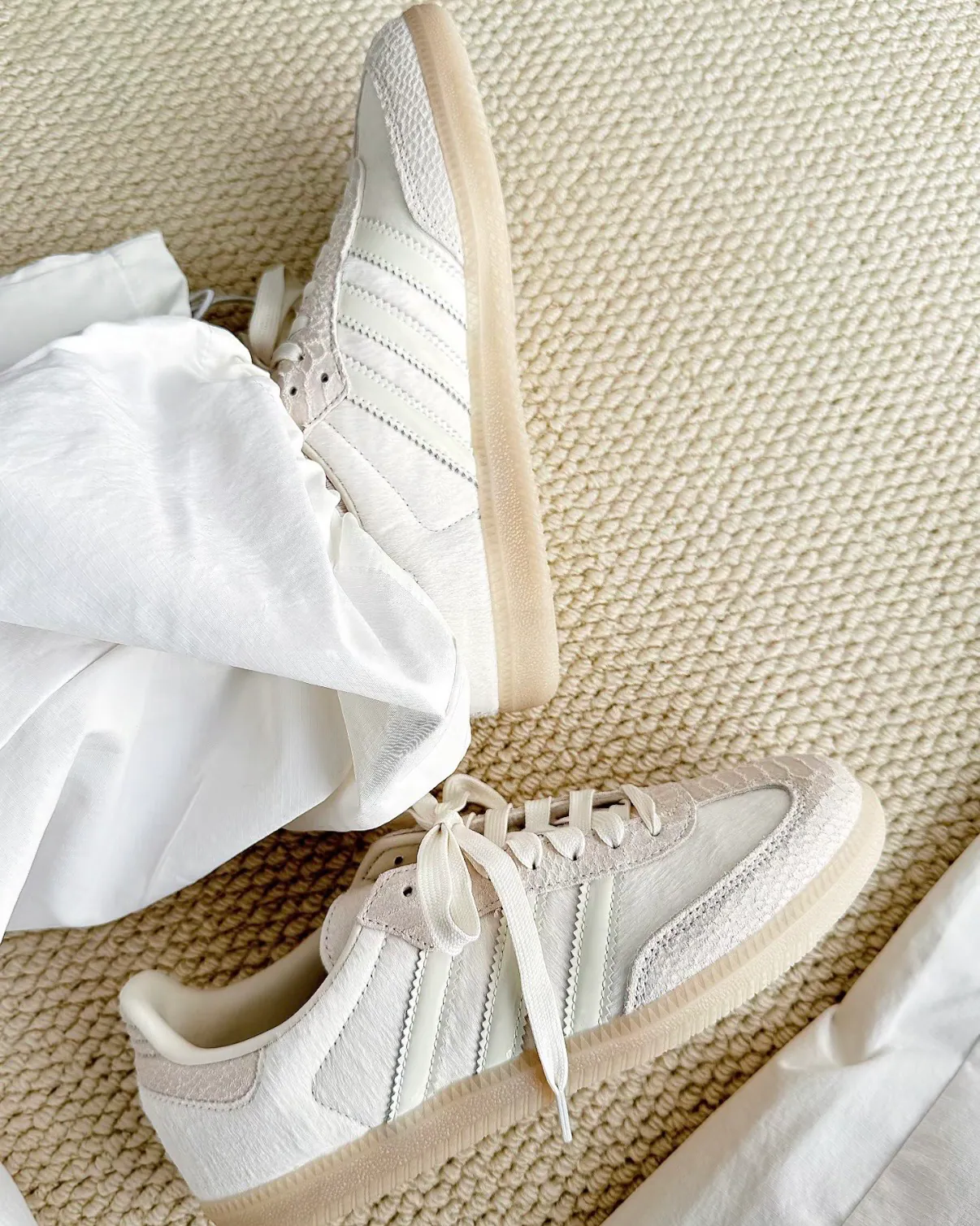 (預訂) Adidas Samba OG - Off White Crystal Linen