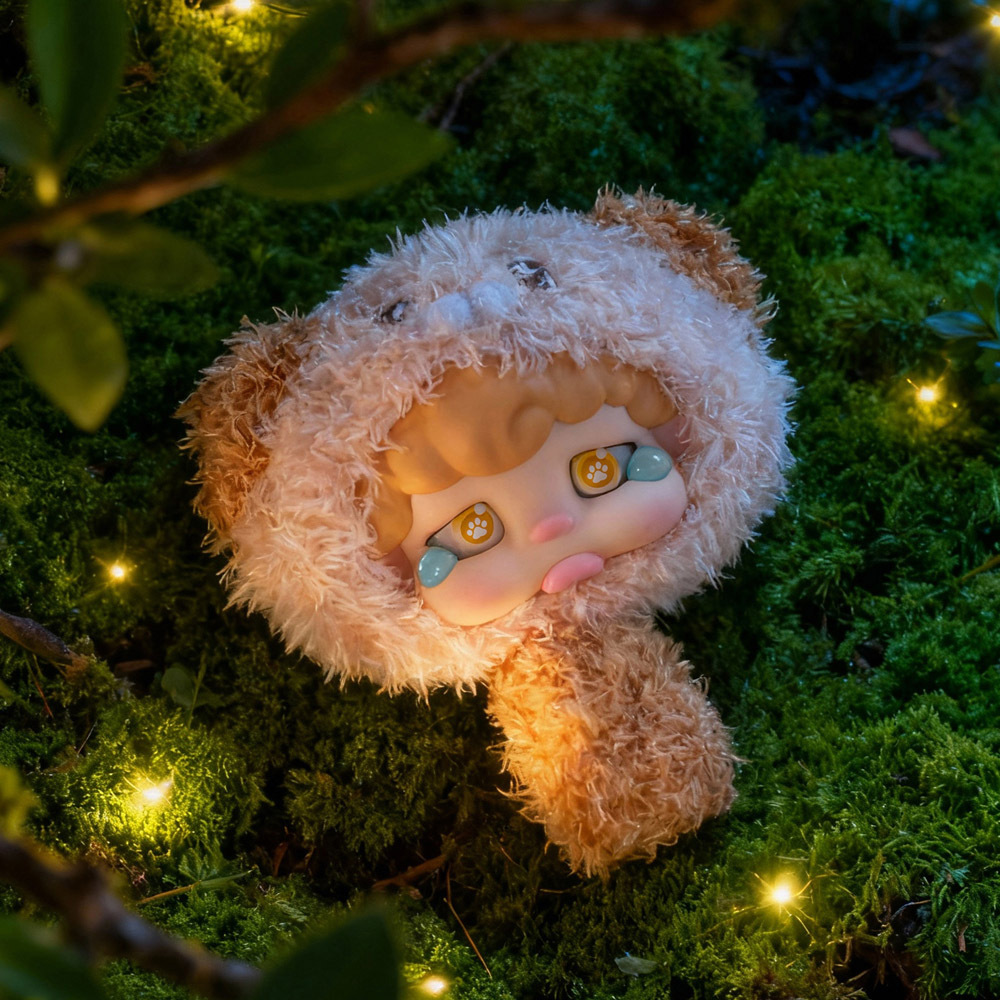 Dewbee 搪膠娃娃-貓絨滾滾 隨機一入