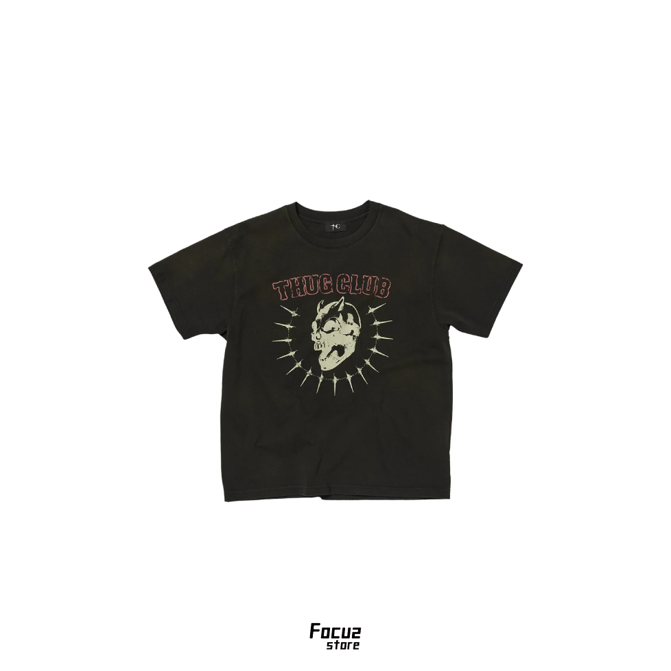 【Focus Store】現貨 Thug Club Vintage Riding Skull T-shirt 復古水洗短袖
