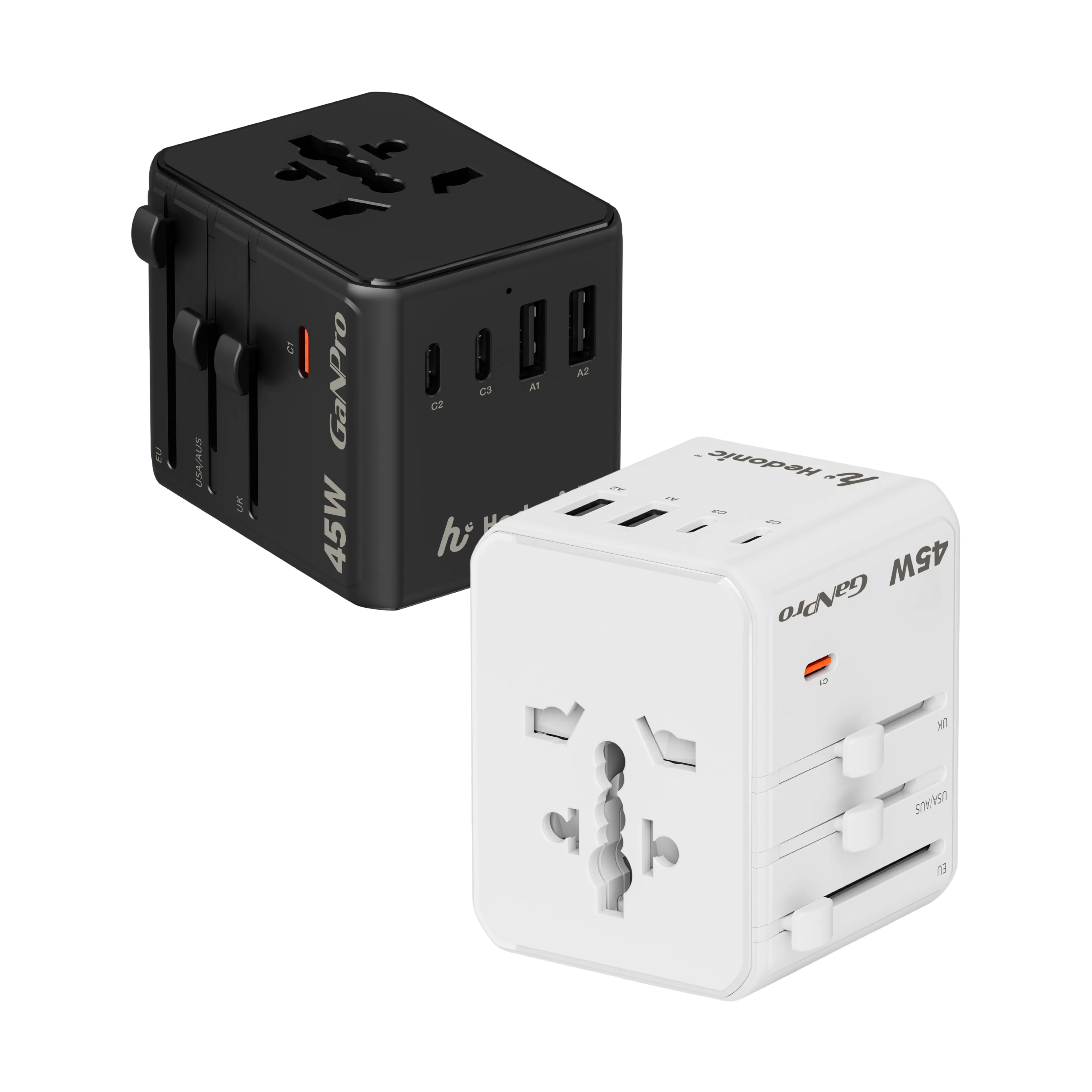 Hedonic 45W GaN Pro 通用旅行轉插