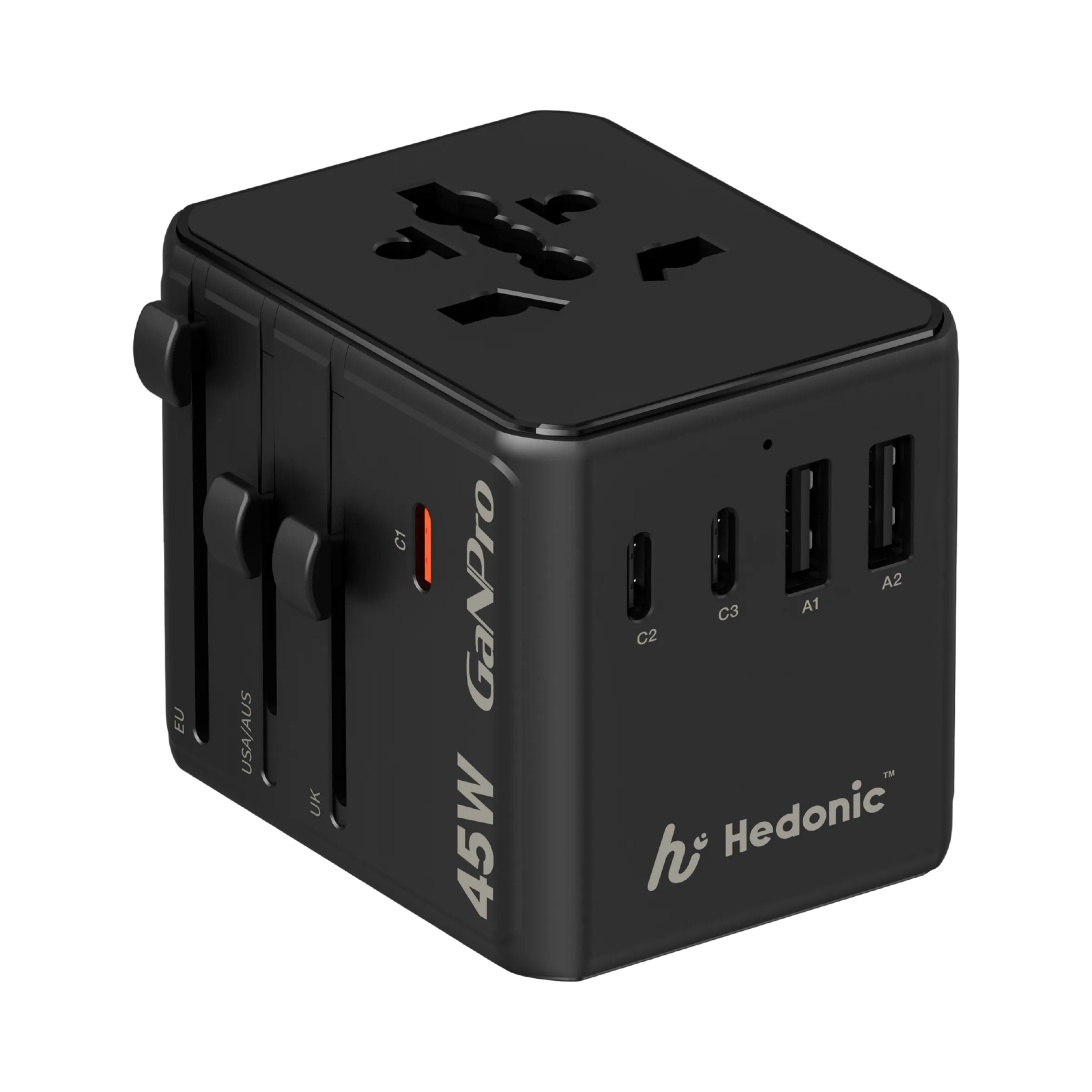 Hedonic 45W GaN Pro 通用旅行轉插