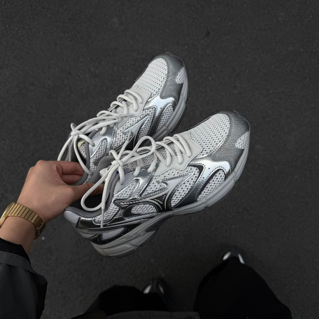 "代購" MIZUNO SPEED 2K 復古慢跑鞋 白灰液態銀 D1GH252907