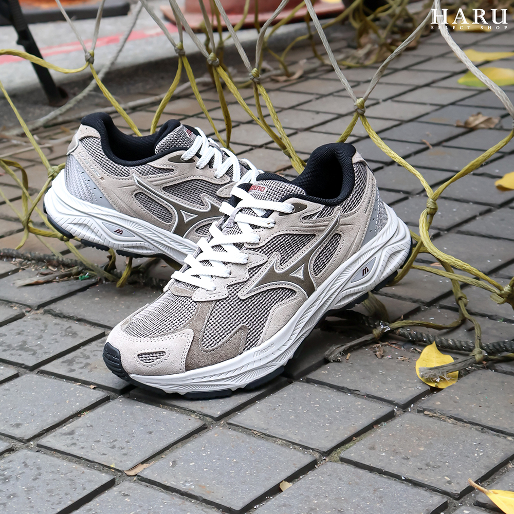 Mizuno Racer S 焙茶灰 復古舒適 城市通勤 男女同款 休閒運動鞋 D1GH253507