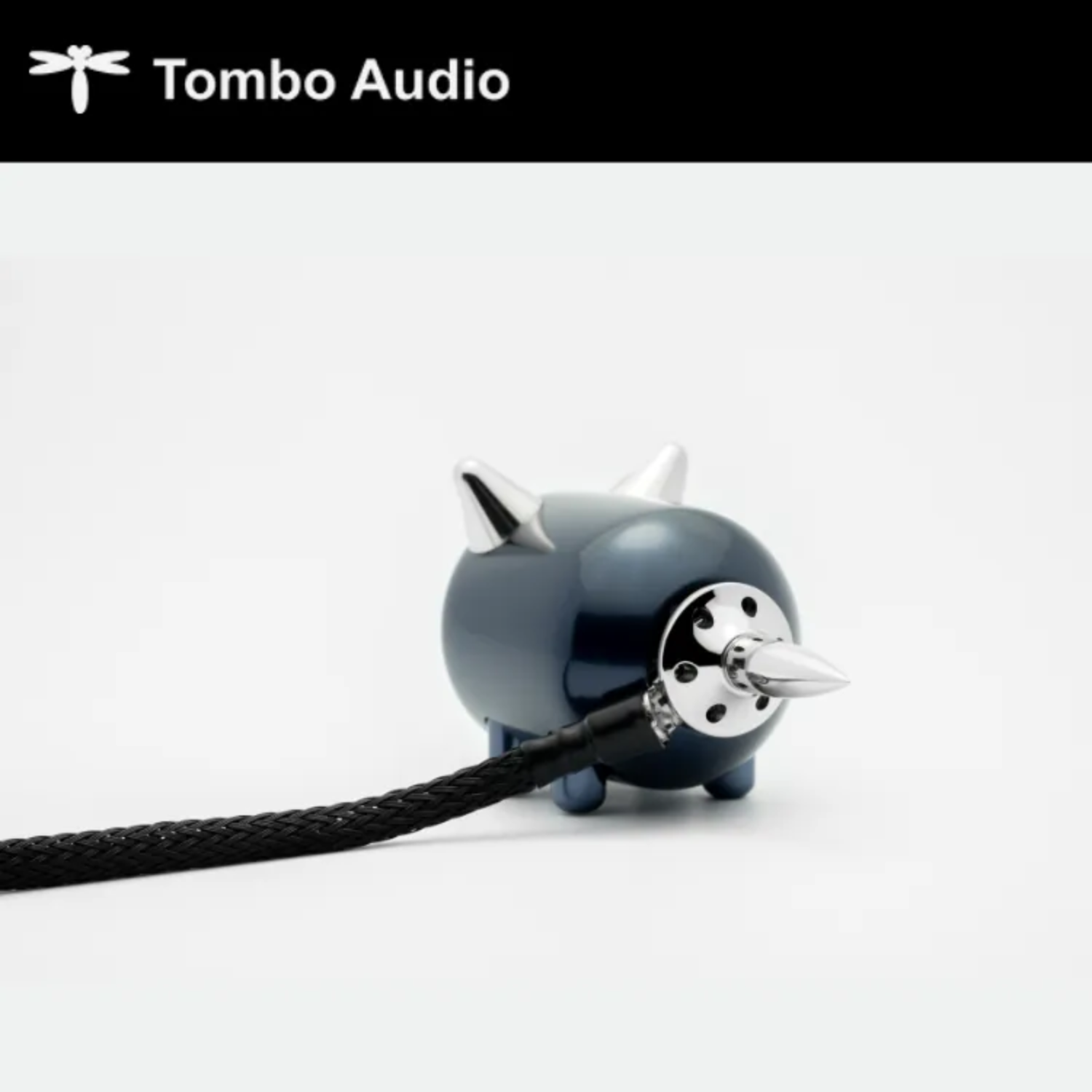 Tombo Audio Meow GR Titanium Black Left With Cable