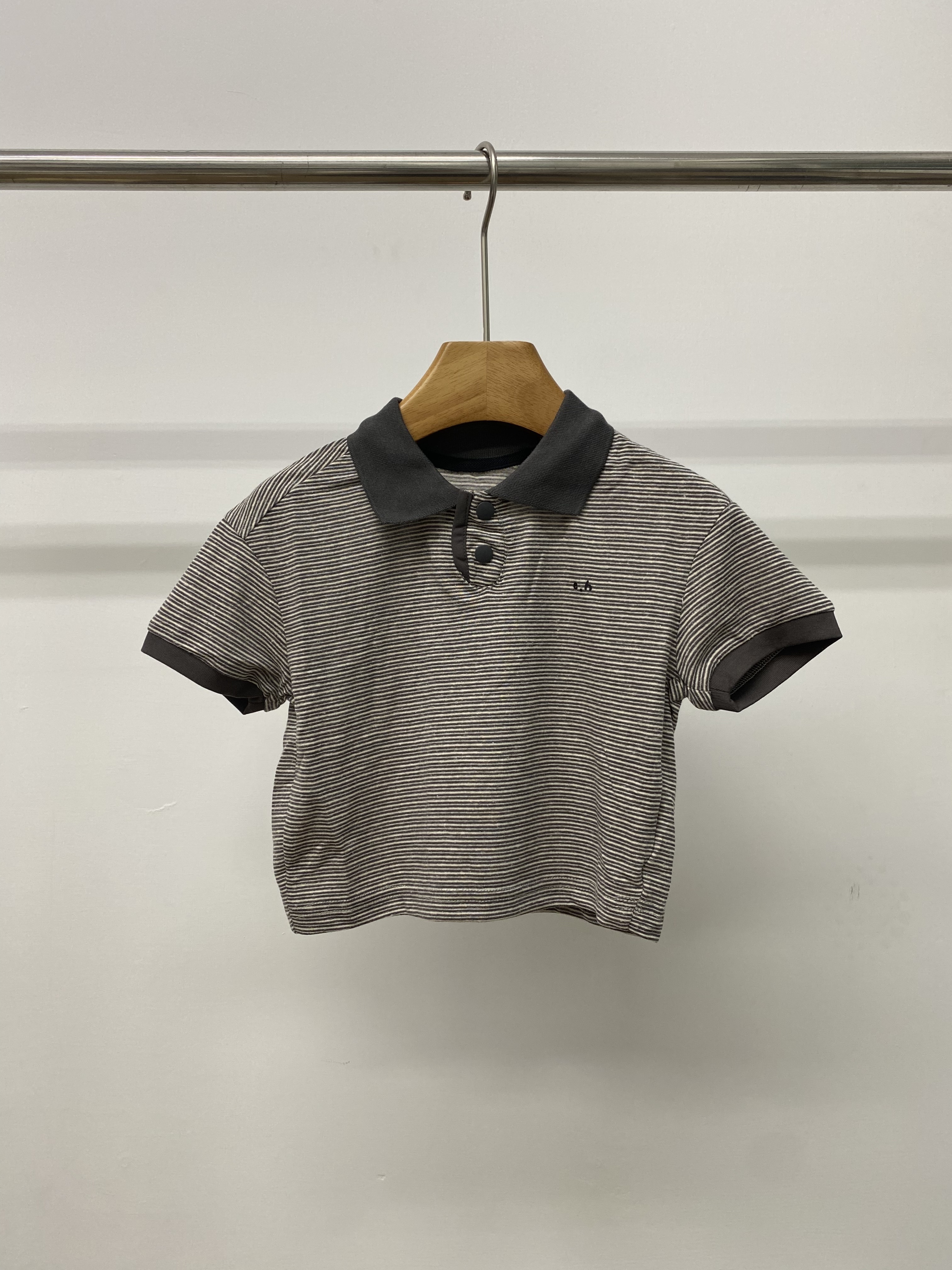 A04883POLO領條紋上衣
