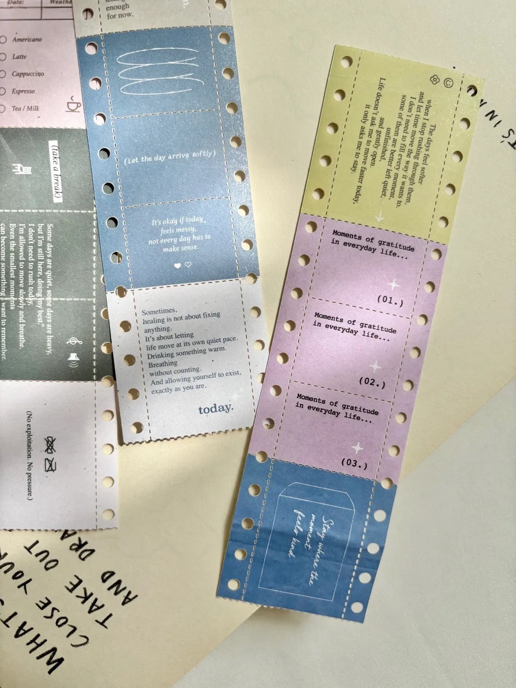 Pion | 報表紙 紙膠帶