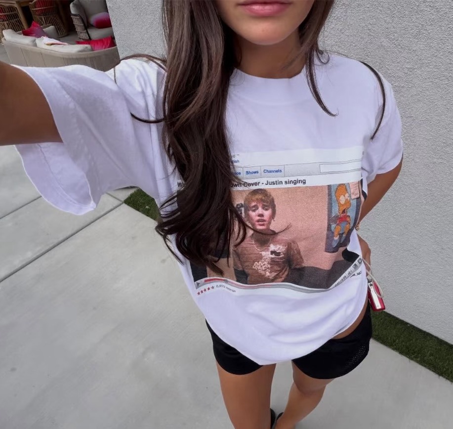Coachella Bieber YouTube Tee 藝人授權 小賈短T