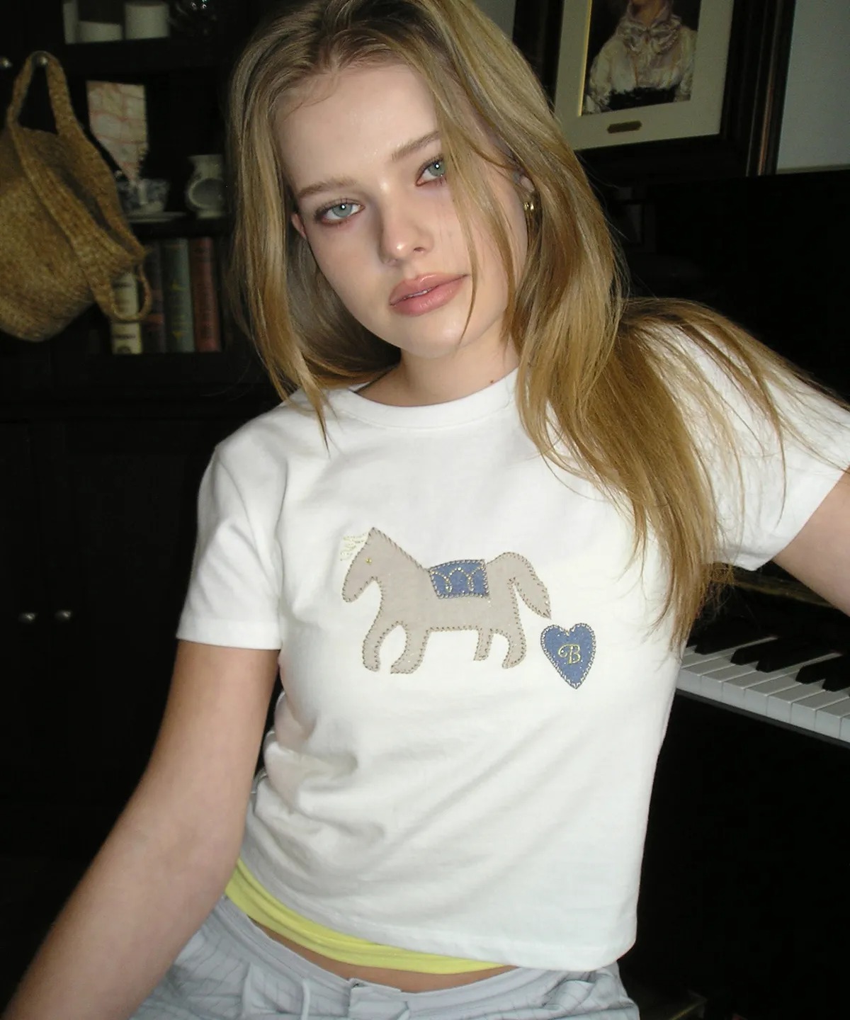 BITTER CELLS Pony Collage T-Shirt