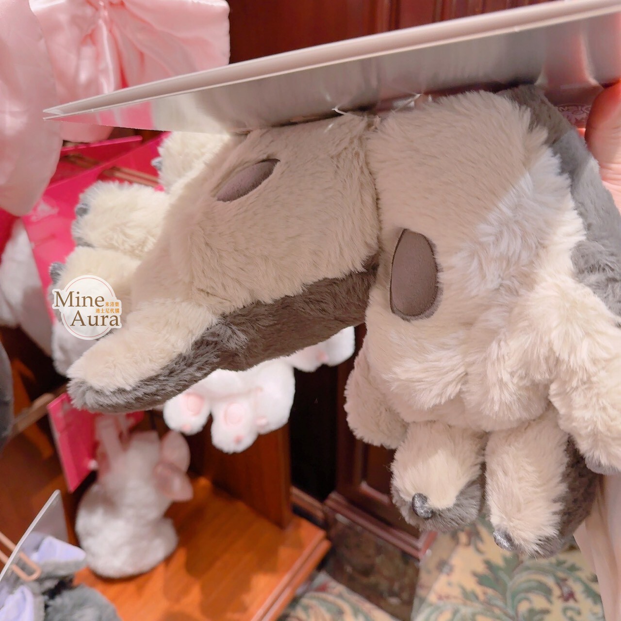 路西法 魯斯佛 Lucife 壞貓咪 絨毛 貓掌 手手 手套 裝扮用品 -香港迪士尼樂園