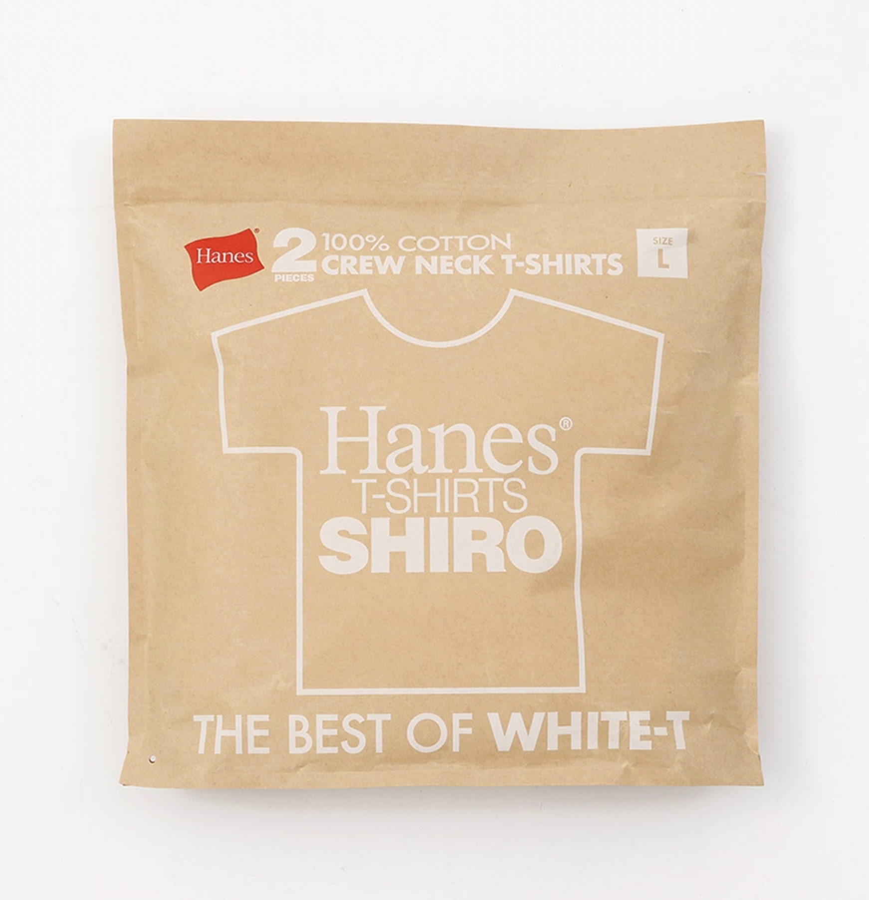 [Instock] Hanes Shiro T-shirt | White (1pack 2pieces)