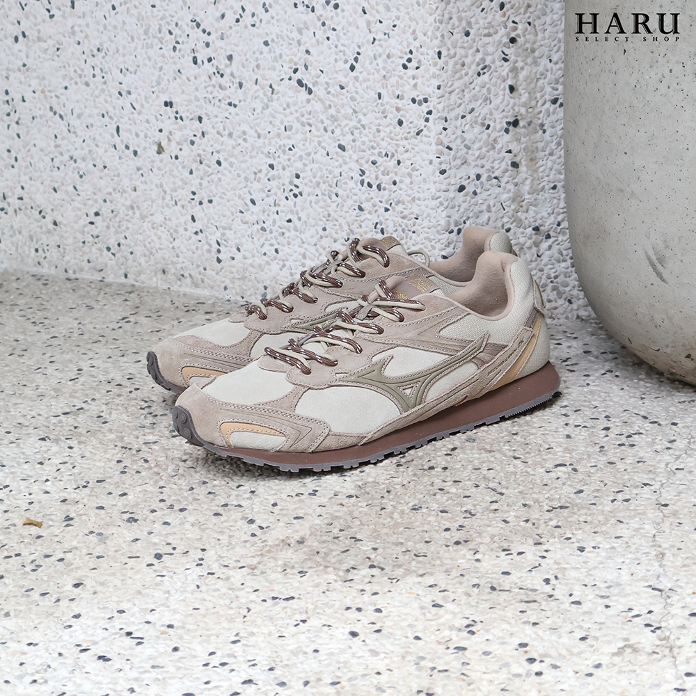 Mizuno 美津濃 LG 60S 2K 米色淺卡其色 德訓鞋 復古休閒鞋 D1GH242107