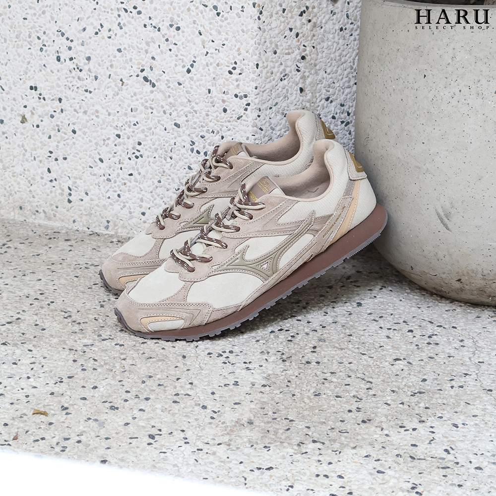 Mizuno 美津濃 LG 60S 2K 米色淺卡其色 德訓鞋 復古休閒鞋 D1GH242107